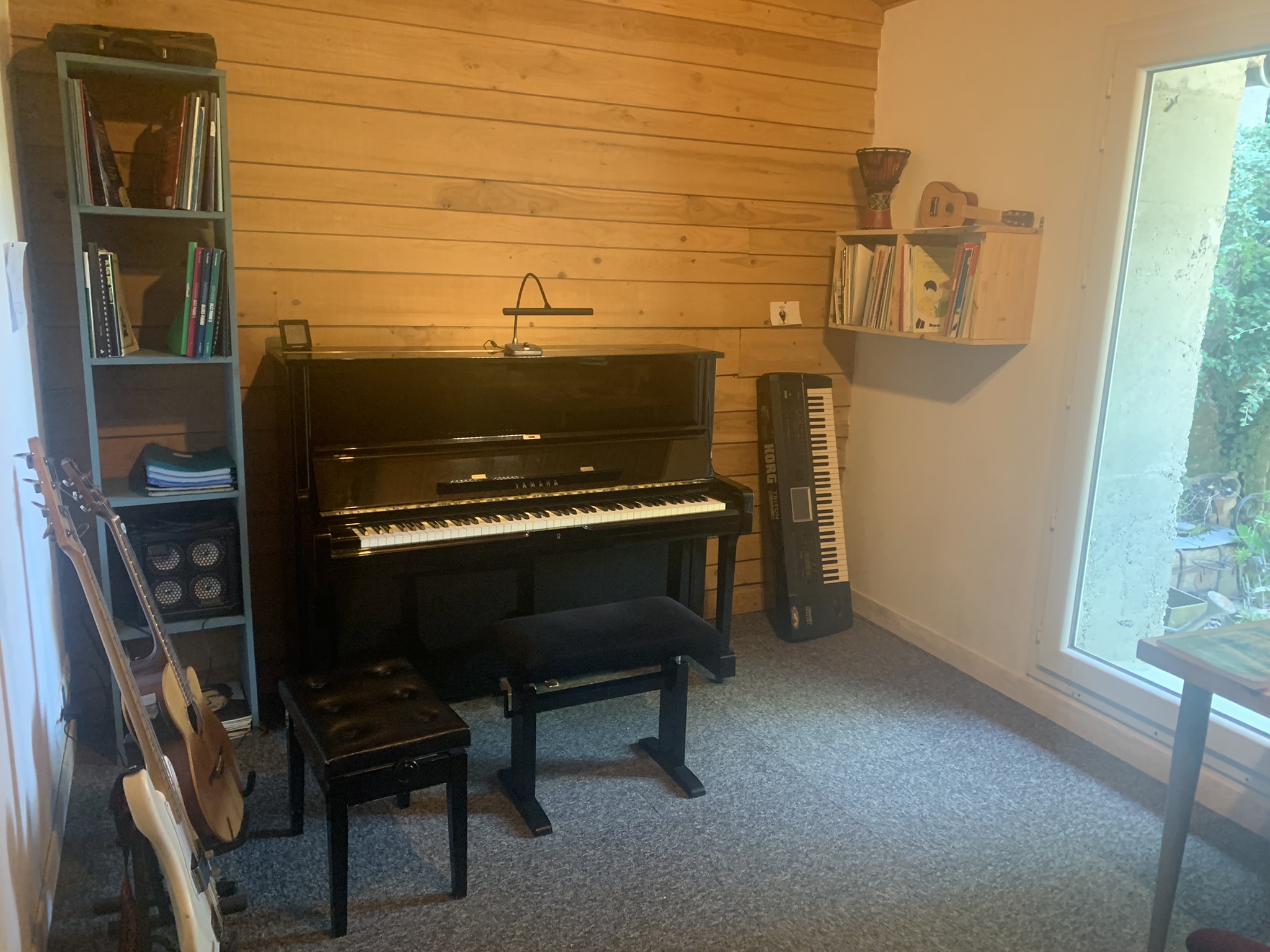 Salle de cours piano